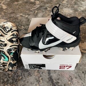 Nike Trout Keystone Baseball Cleats - EUC with box